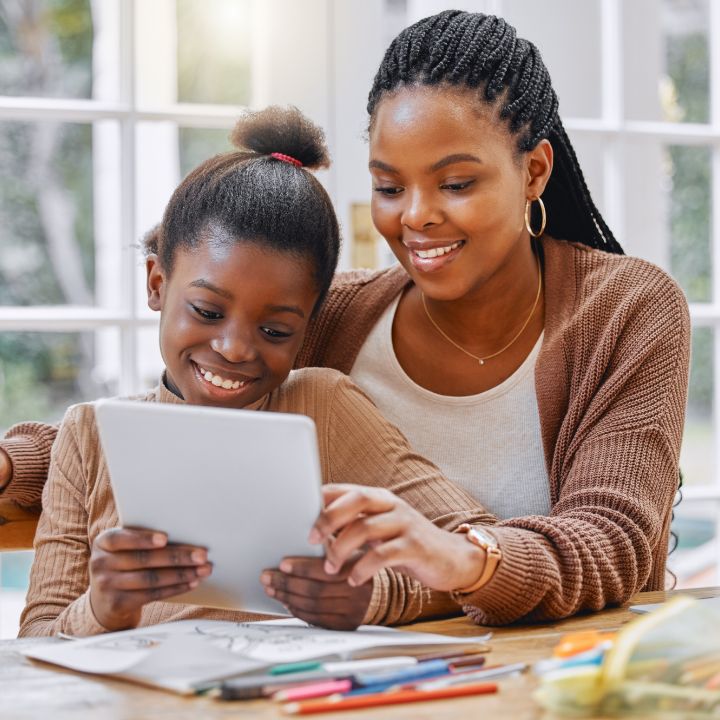 Mother and Daughter Learning